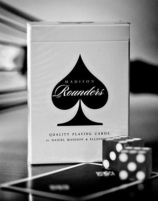 ROUNDERS PLAYING CARDS ラウンダーズ6色 Madison Rounders - Black - Kingdom Cards - Daniel Madison